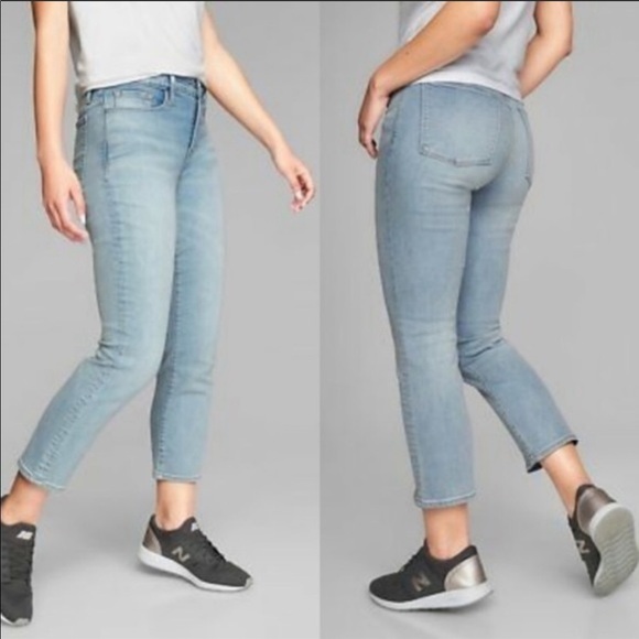 athleta sculptek slim straight jean lapis wash